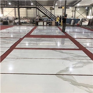 Luxury Italian Unique Design Calacatta White Marble